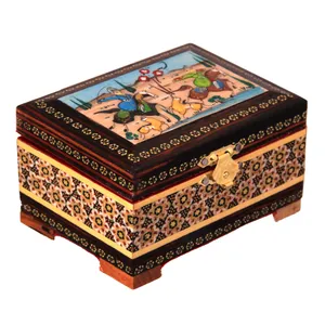 جعبه جواهرات خاتم کاری کد 9-70062