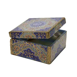 جعبه مرمر طرح تذهیب پرکار کد 027