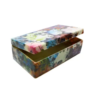 جعبه مرمر طرح آبرنگ گل کد 036