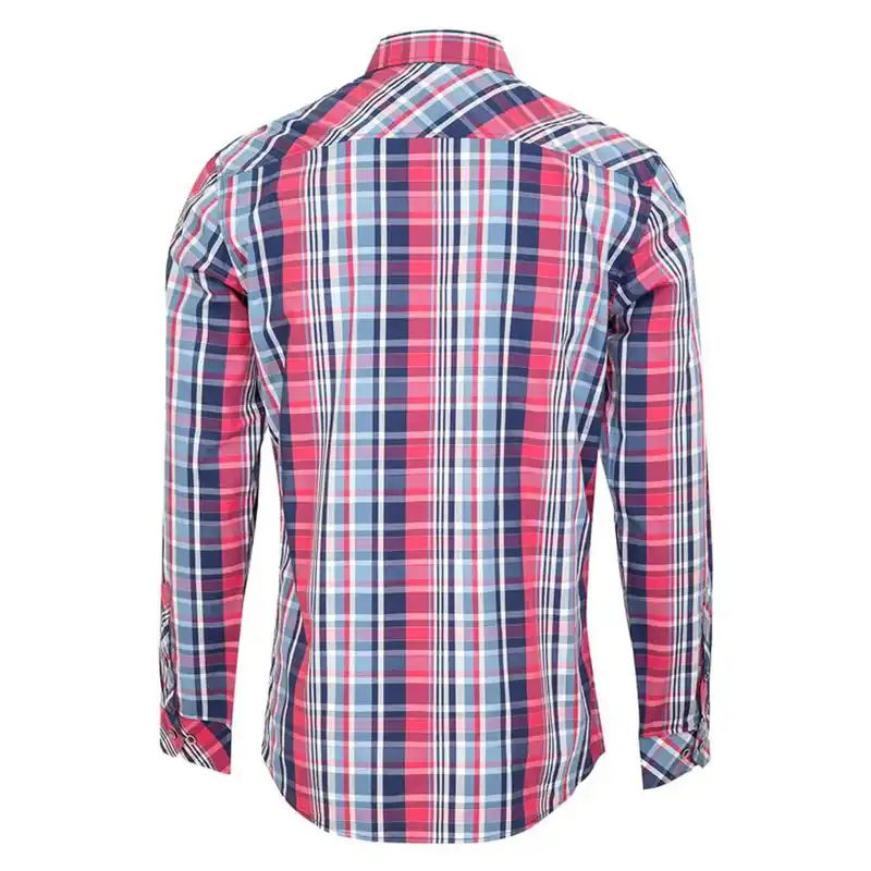 پیراهن آستین بلند مردانه ریزرود مدل MH351