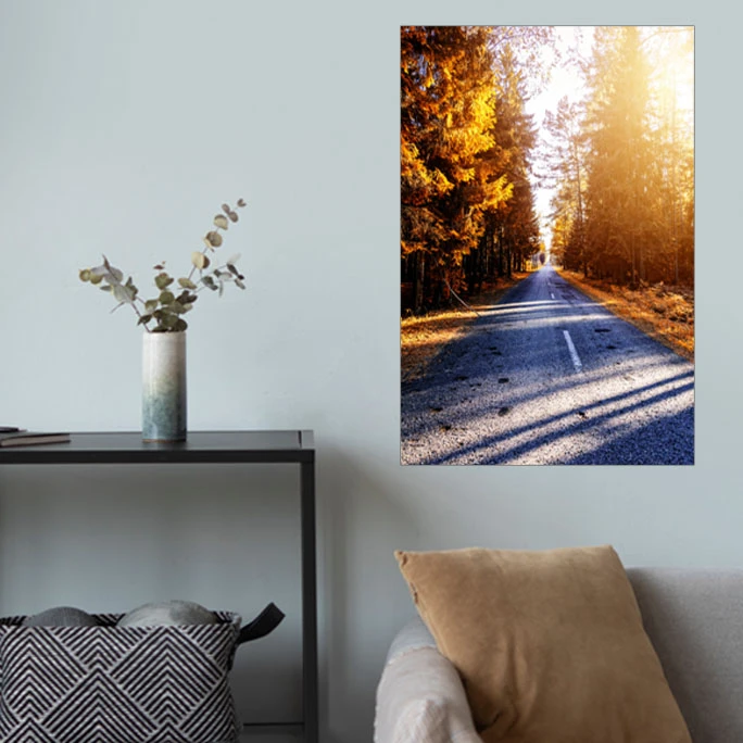 پوستر گوفی مدل والپیپر جاده بیابانی طرح طبیعت و گردشگری Nature Desert Road 4K کد ORNG44