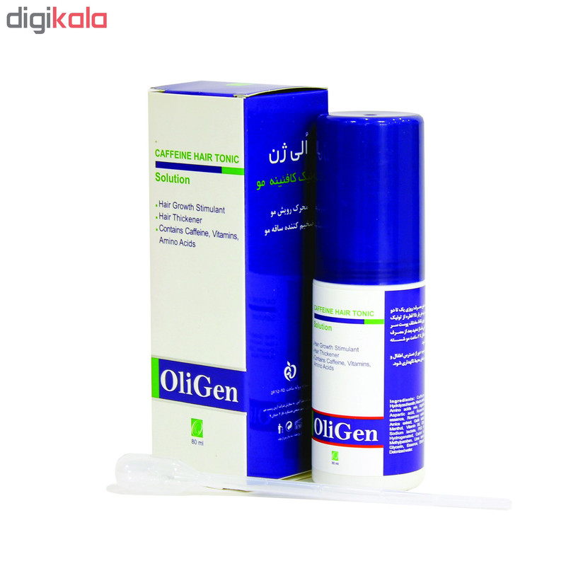 تونیک ضد ریزش مو اُلی ژن مدل Solution حجم 80 میلی لیتر
