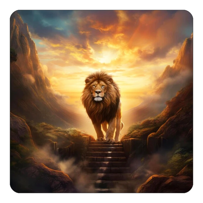 مگنت کاکتی طرح شیر مدل mp23748