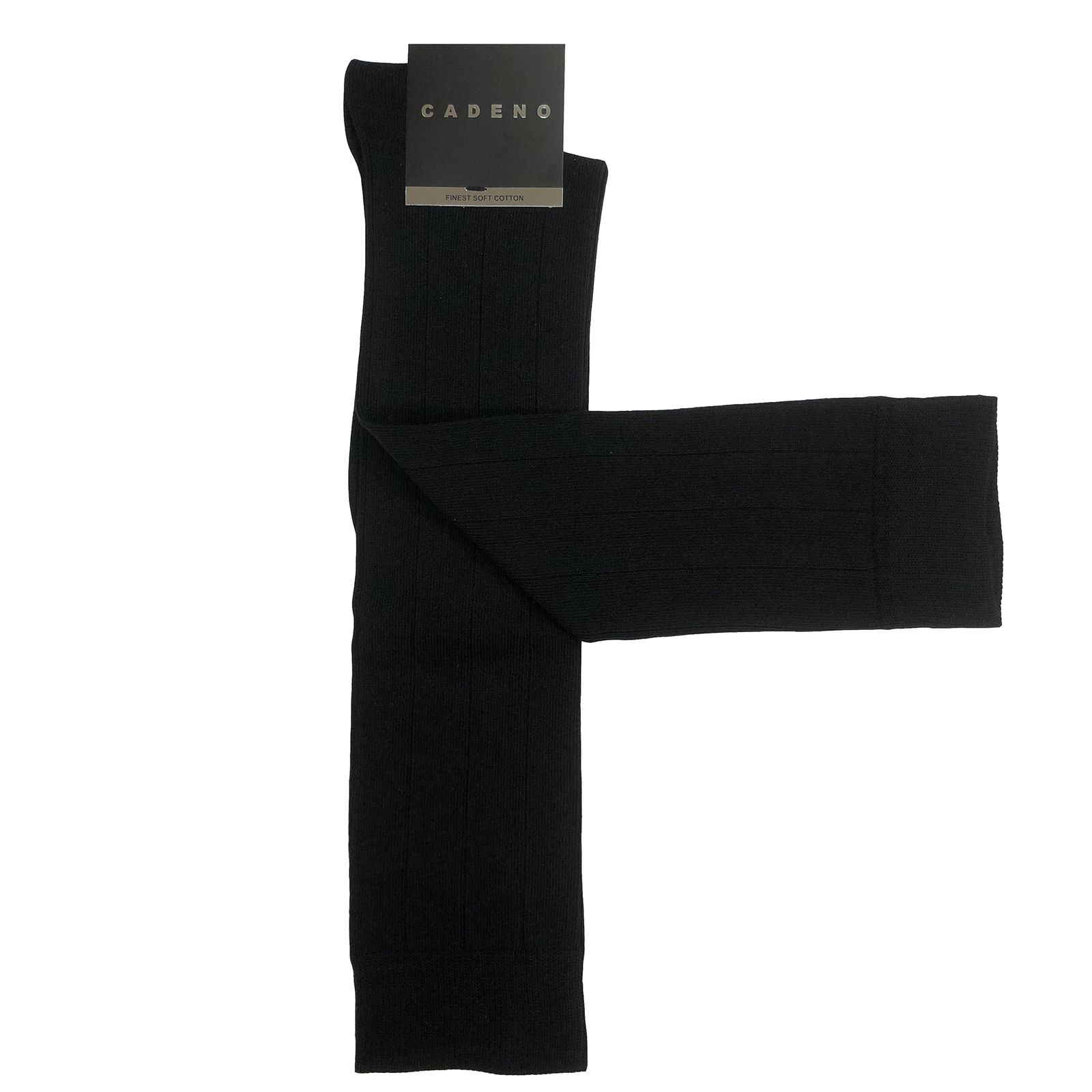 جوراب مردانه کادنو مدل CASE1001 رنگ مشکی -  - 2