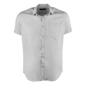 پیراهن آستین کوتاه یقه برگردان مردانه مدل MDSS-CH3005