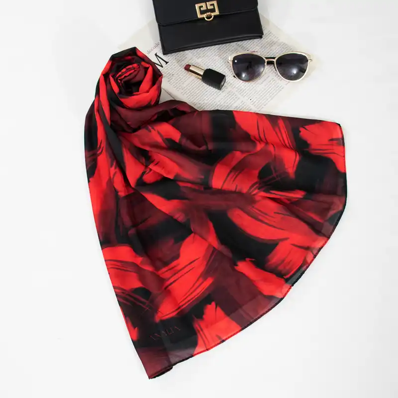 شال زنانه مدل نخی خنک ابر و بادی کد a-2541