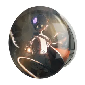 آینه جیبی خندالو طرح ریگ انیمه ساخته شده در پرتگاه مدل تاشو کد 24362 