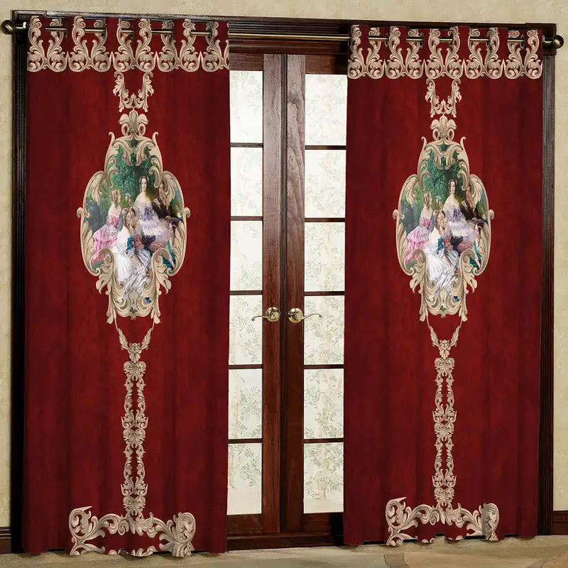 پرده مدل مخمل پانچی کد 4061 سایز 200x140 سانتی متر