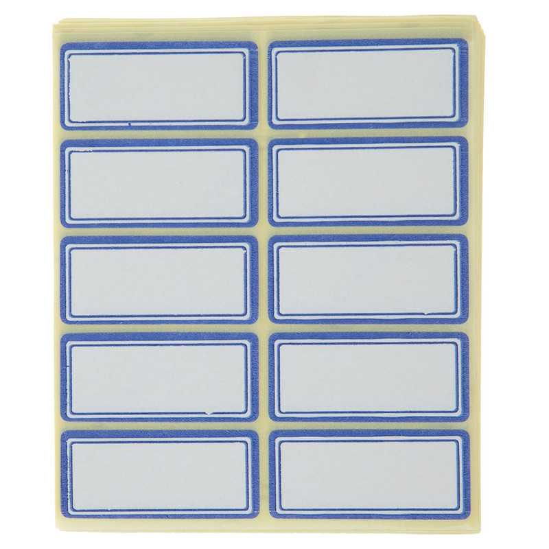 برچسب فوسکا سایز 1.8 × 3.9 سانتی متر بسته 100 عددی