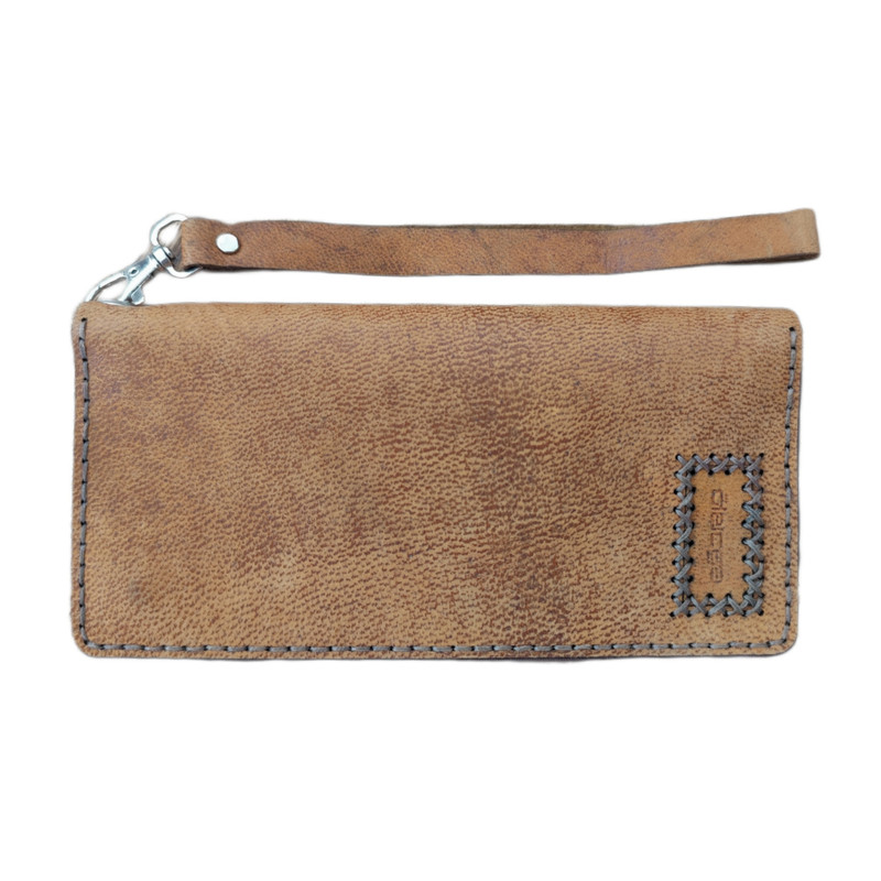 کیف پول چرم دقت مدل چرم طبیعی بزی کد Sch-w40