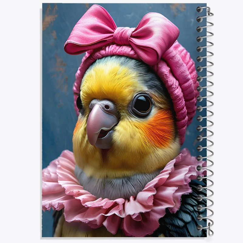 دفتر ژورنال نویسی 50 برگ خندالو مدل نقطه ای طرح عروس هلندی کد F8145