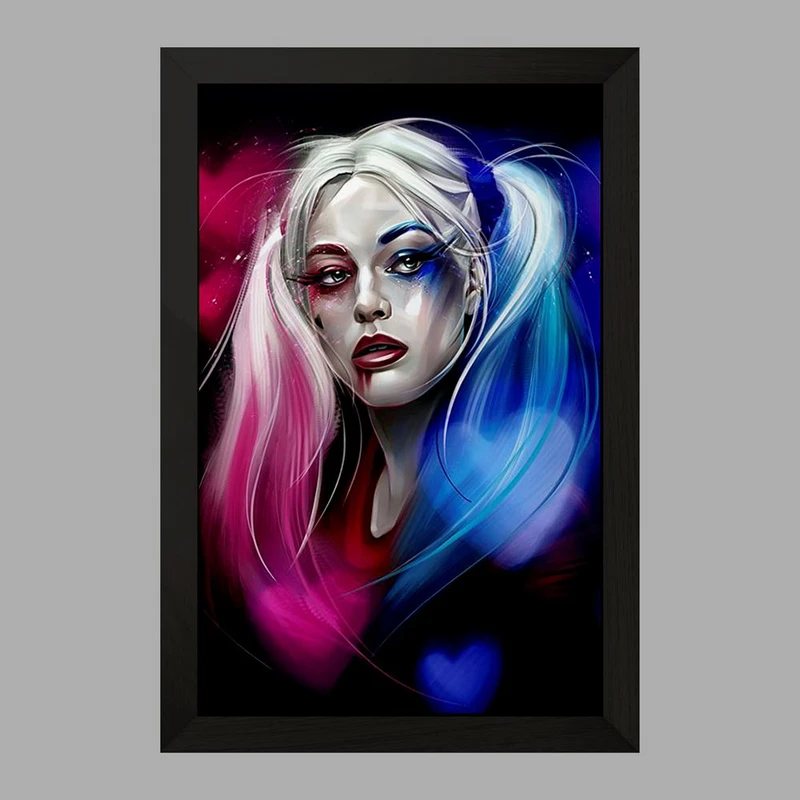 تابلو خندالو مدل هارلی کویین Harley Quinn  کد 3868