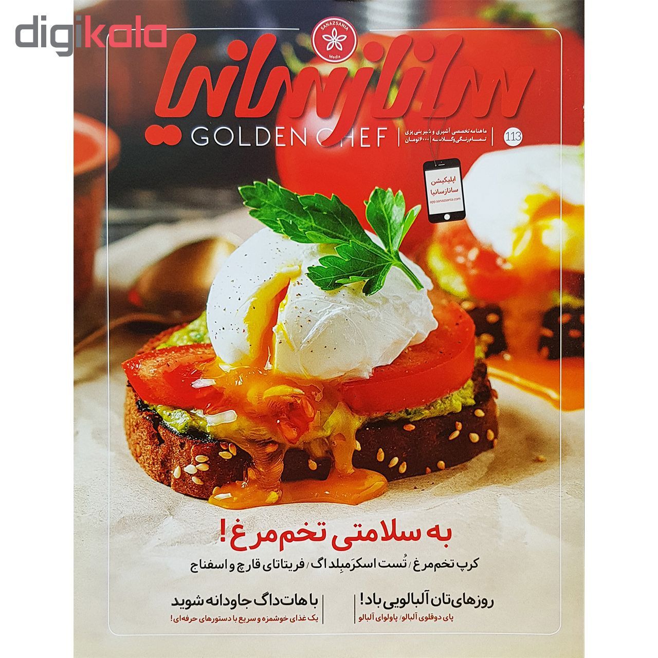 ماهنامه تخصصی آشپزی و شیرینی پزی ساناز سانیا شماره 113