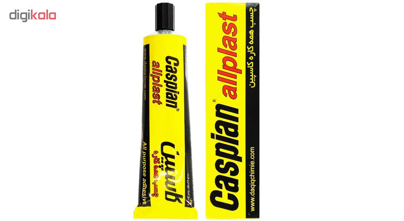 چسب همه کاره کاسپین مدل allplast حجم 100 میلی‌ لیتر بسته 2 عددی