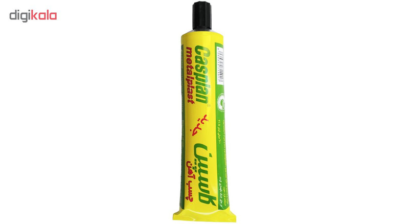 چسب آهن کاسپین مدل Metal plast New حجم 100 میلی لیتر بسته 2 عددی