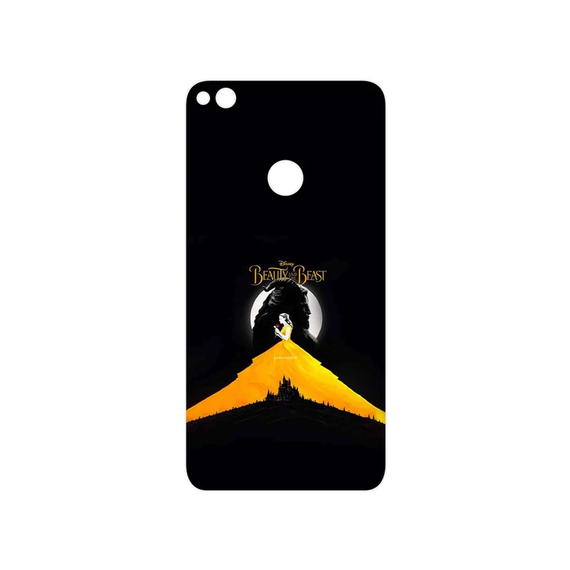 برچسب پوششی ماهوت مدل Beauty and the Beast مناسب برای گوشی موبایل آنر 8 Lite