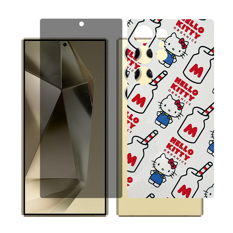 محافظ صفحه نمایش حریم شخصی گلس مدل Together مناسب برای گوشی موبایل سامسونگ Galaxy S24 Ultra به همراه برچسب پوششی