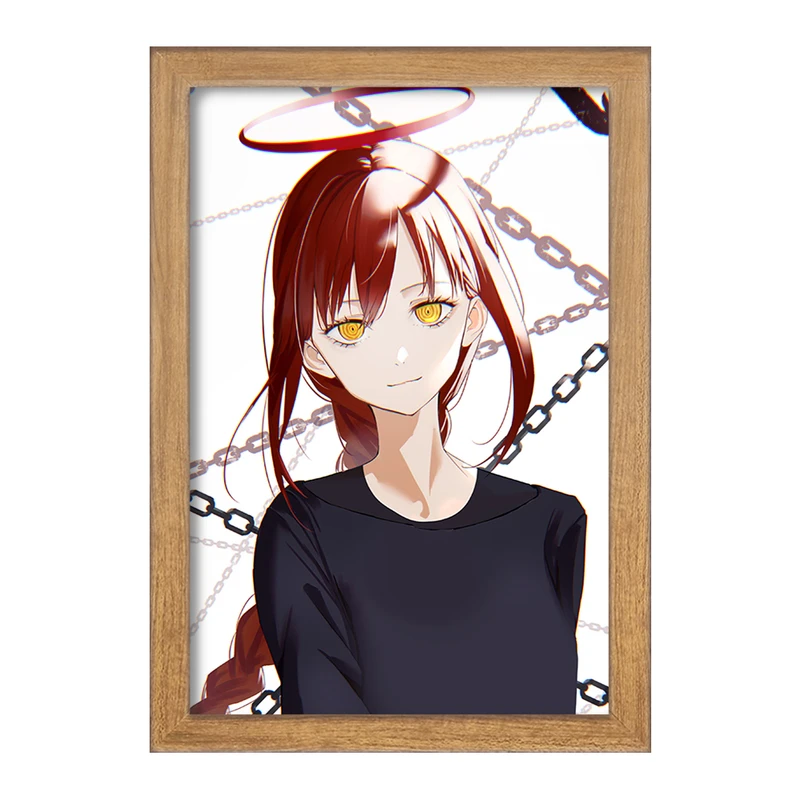 تابلو خندالو مدل ماکیما انیمه مرد اره ای Chainsaw Man  کد 17929