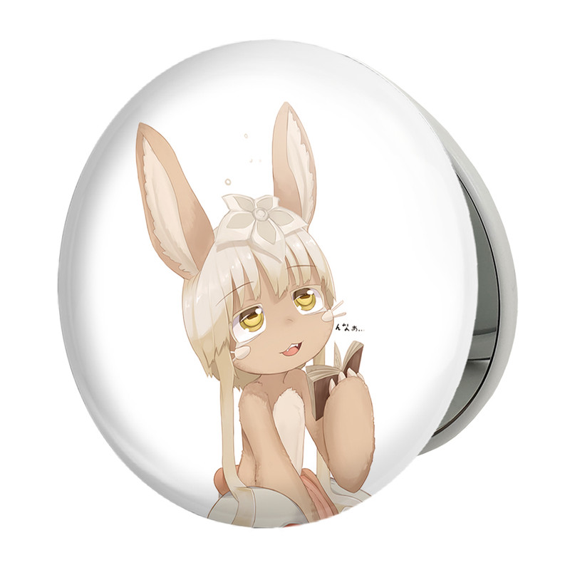 آینه جیبی خندالو طرح ناناچی انیمه ساخته شده در پرتگاه Made in Abyss مدل تاشو کد 22119 