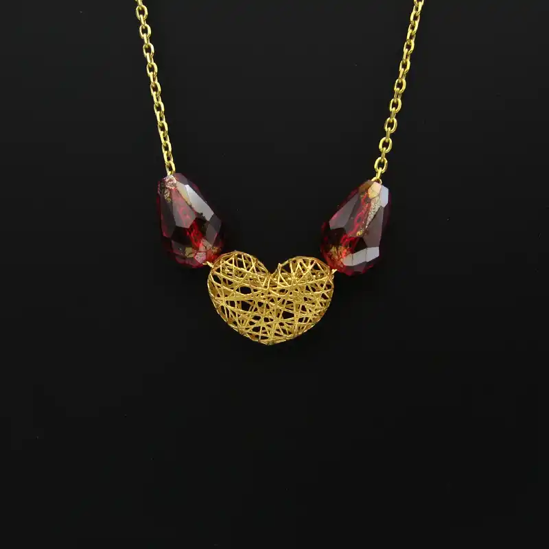 گردنبند طلا 18 عیار زنانه مانچو کد sfgs008