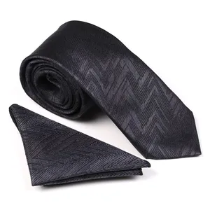 ست کراوات و دستمال جیب مردانه نسن مدل V27