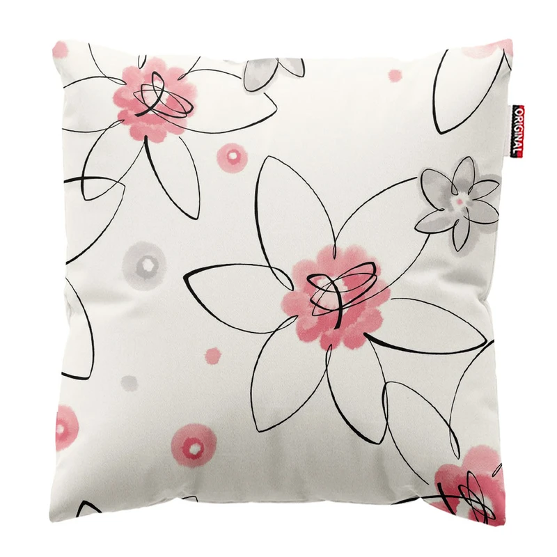  کوسن پاد آفرین طرح گل کد 3162 سایز 30*30 سانتی متر