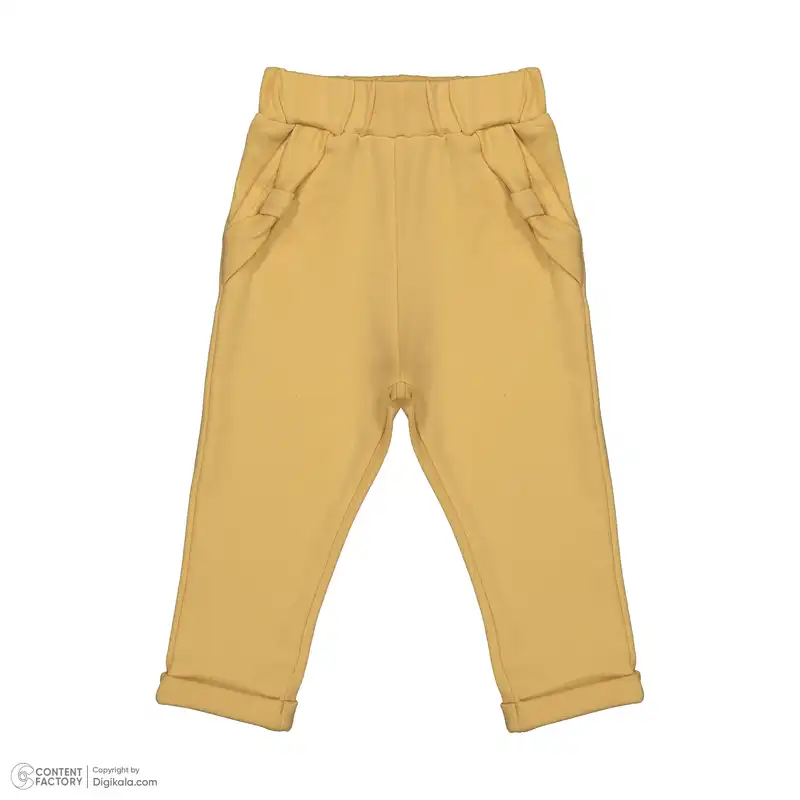 ست 3 تکه لباس نوزادی ایندیگو مدل 5018 رنگ کرم