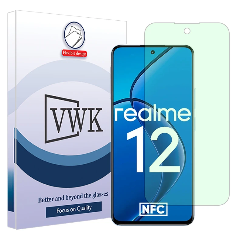 محافظ صفحه نمایش گرین لایت وی دبلیو کی مدل Eye Care مناسب برای گوشی موبایل ریلمی 12 4G 