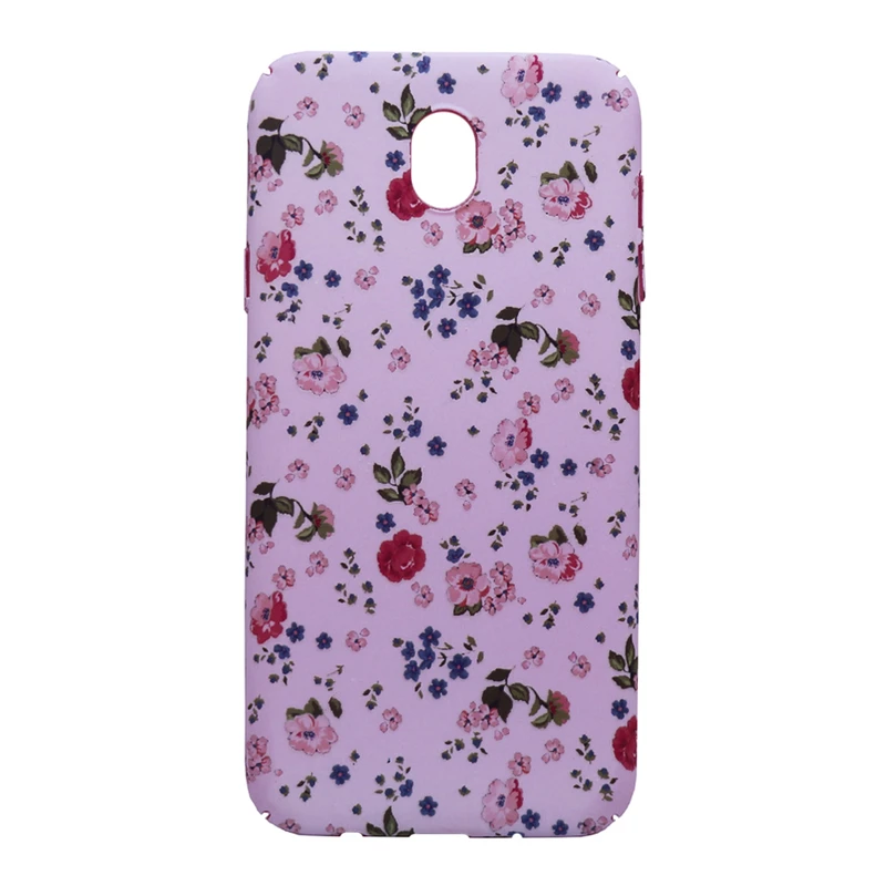 کاور طرح FLOWERS مدل BLK-01 مناسب برای گوشی موبایل سامسونگ GALAXY J7 PRO / J730