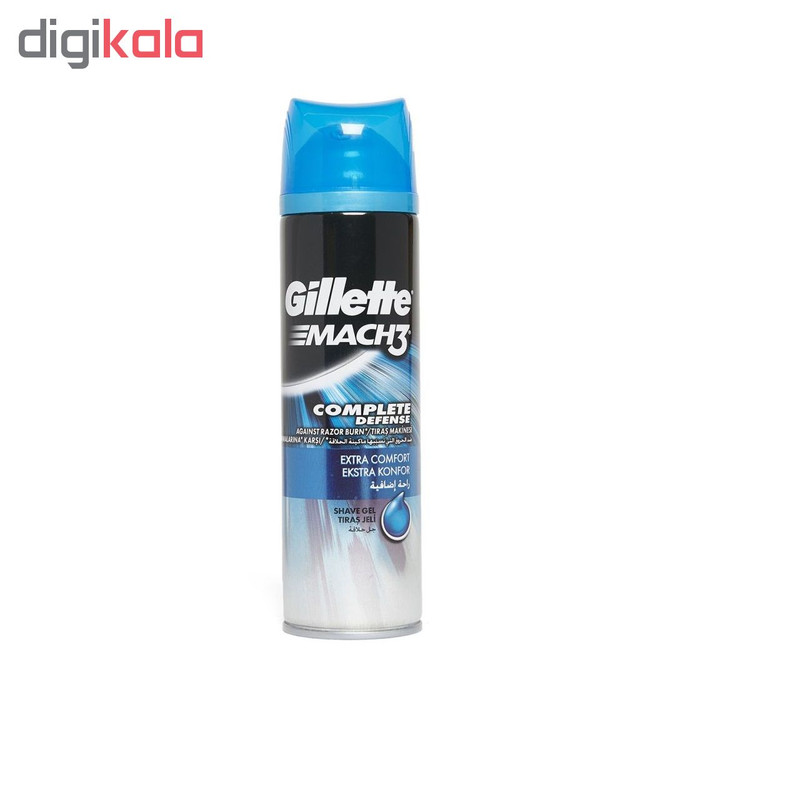 ژل اصلاح ژیلت سری Mach3 مدل Complete Defense حجم 200 میلی لیتر
