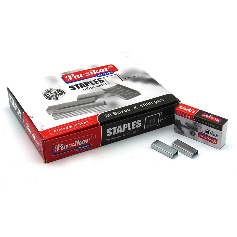 سوزن منگنه پارسیکار کد Jm1210s سایز 10 بسته 1000 عددی