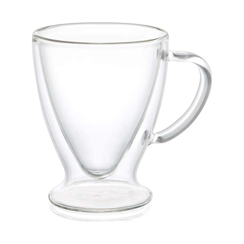 لیوان مدل دوجداره پایه ای کد 06