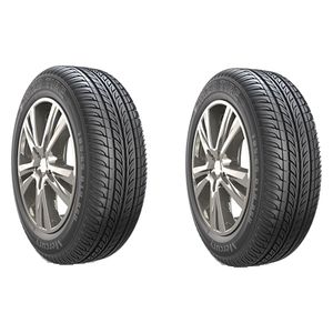 لاستیک خودرو سواری یزد تایر مدل MERCURY سایز 205/60R14 دو حلقه چهارفصلی با چسبندگی A در شرایط خیس، مصرف سوخت A، شاخص سرعت H و دیواره مقاوم