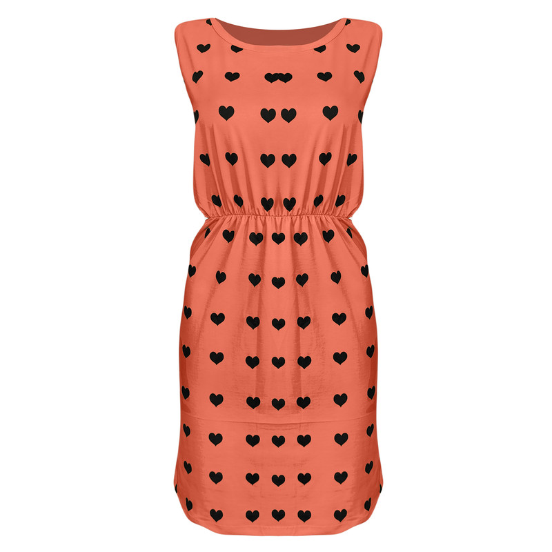 پیراهن زنانه مدل قلب کد 18