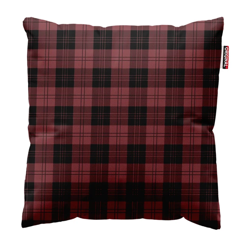 کوسن پاد آفرین طرح چهارخونه کد 429 سایز 40*40 سانتی متر
