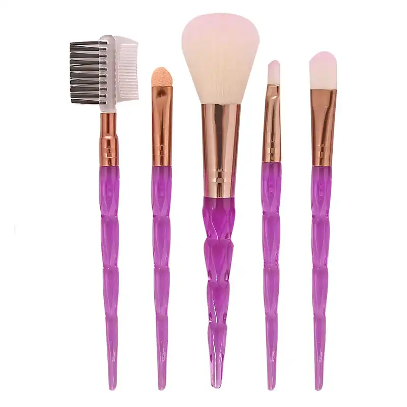 ست برس آرایشی مدل 124 مجموعه 5 عددی