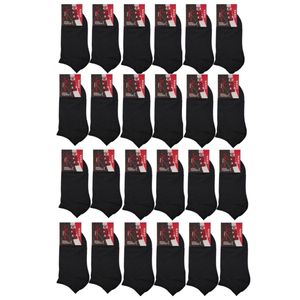 نقد و بررسی جوراب مردانه مدل نانو پنبه مچی ساده رنگ مشکی بسته 24 عددی توسط خریداران