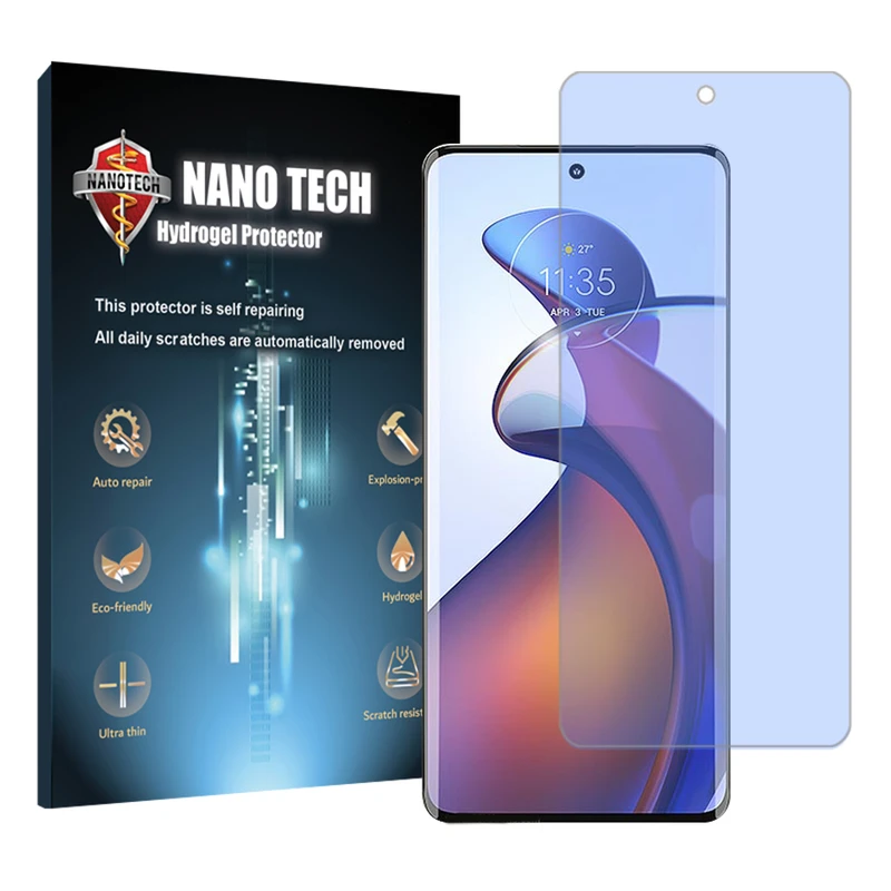 محافظ صفحه نمایش آنتی بلو نانو تک مدل Tough مناسب برای گوشی موبایل موتورولا Edge 30 Fusion