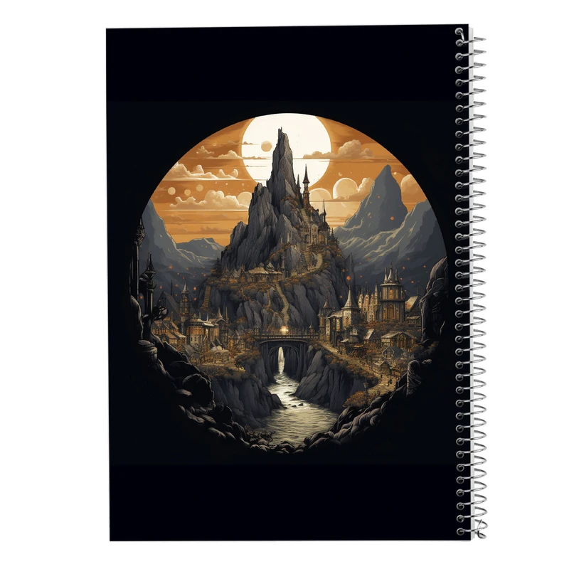 دفتر نت موسیقی 50 برگ مدوپد مدل The Lord of the Rings کد DF3134