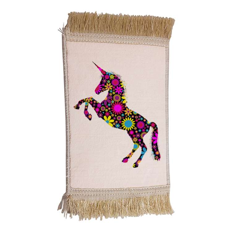 فرش ماشینی دیوارکوب مدل یونیکورن کد 74