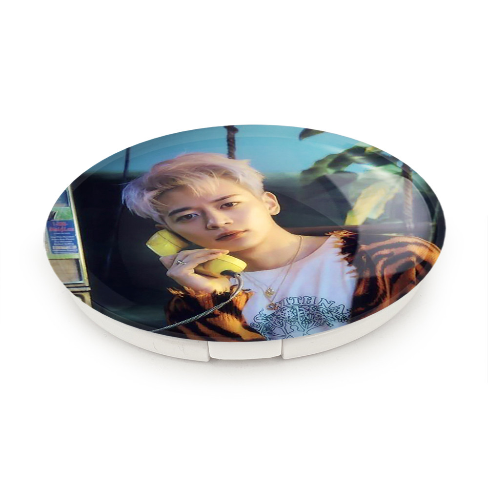 آینه جیبی خندالو طرح مینهو گروه شاینی Shinee مدل تاشو کد 21351