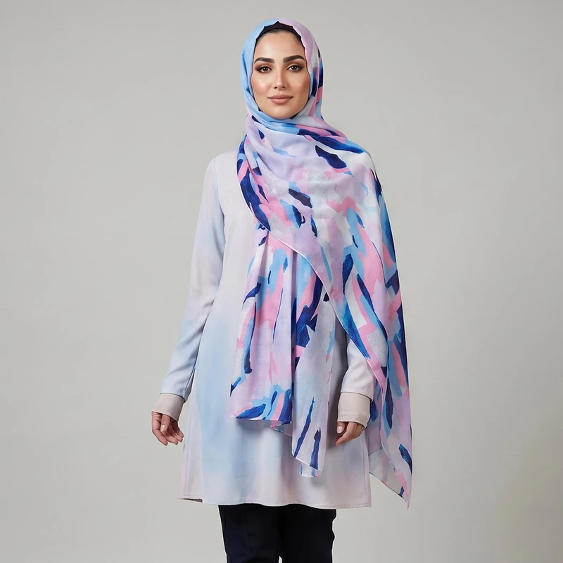 شال زنانه مدل نخی جدید بهاره 1402 کد ana-1441