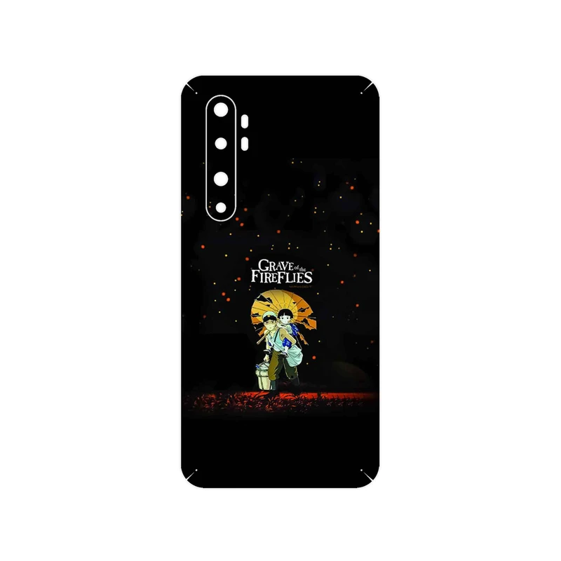 برچسب پوششی ماهوت مدل Grave of the Fireflies مناسب برای گوشی موبایل شیائومی Mi Note 10 Lite