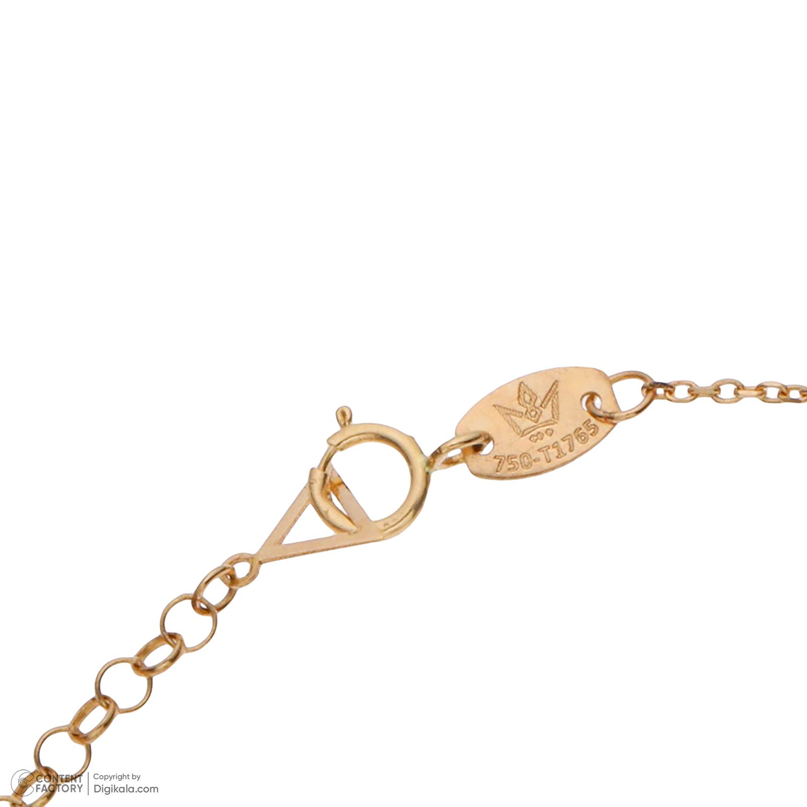 دستبند طلا 18 عیار زنانه مایا ماهک مدل MB1685 -  - 3
