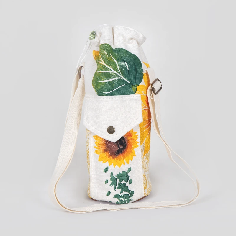 کیف حمل فلاسک گروه بیتآذین طرح آفتابگردان