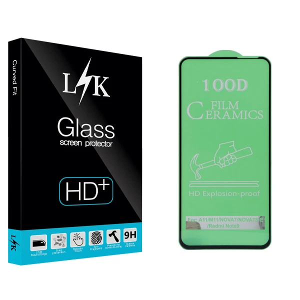 محافظ صفحه نمایش سرامیکی ال کی مدل Hard glass مناسب برای گوشی موبایل سامسونگ Galaxy A11