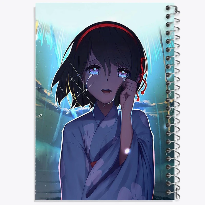 دفتر نت موسیقی 50 برگ خندالو مدل میتسویا میامیزو انیمه یورنیم Your Name کد 16271