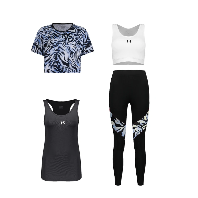 ست چهار تکه لباس ورزشی زنانه مدل 1801-1401-56-9101