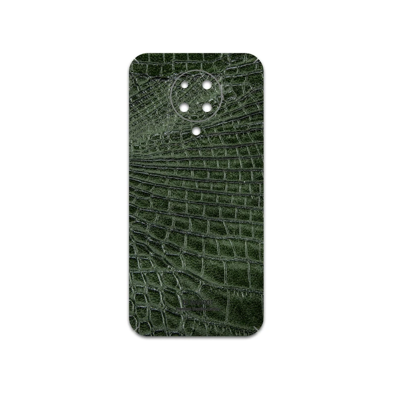 برچسب پوششی ماهوت مدل Green-Crocodile-Leather مناسب برای گوشی موبایل شیائومی Poco F2 Pro