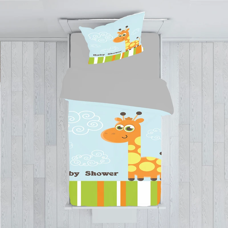 سرویس روتختی مدل baby shower TXY473 تک نفره 5 تکه